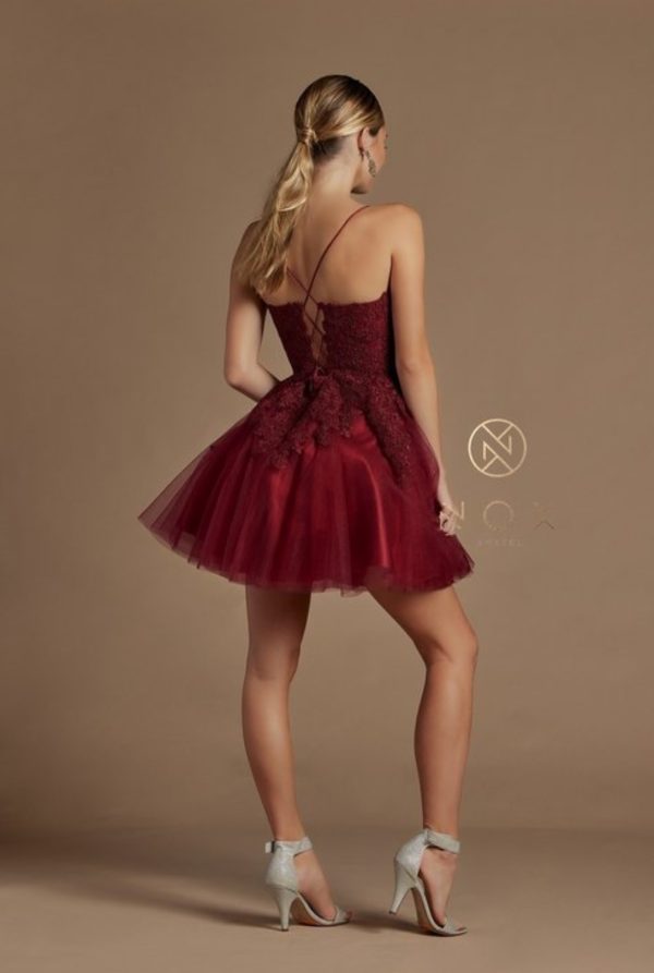 SWEETHEART SHORT BABYDOLL DRESS - Image 2