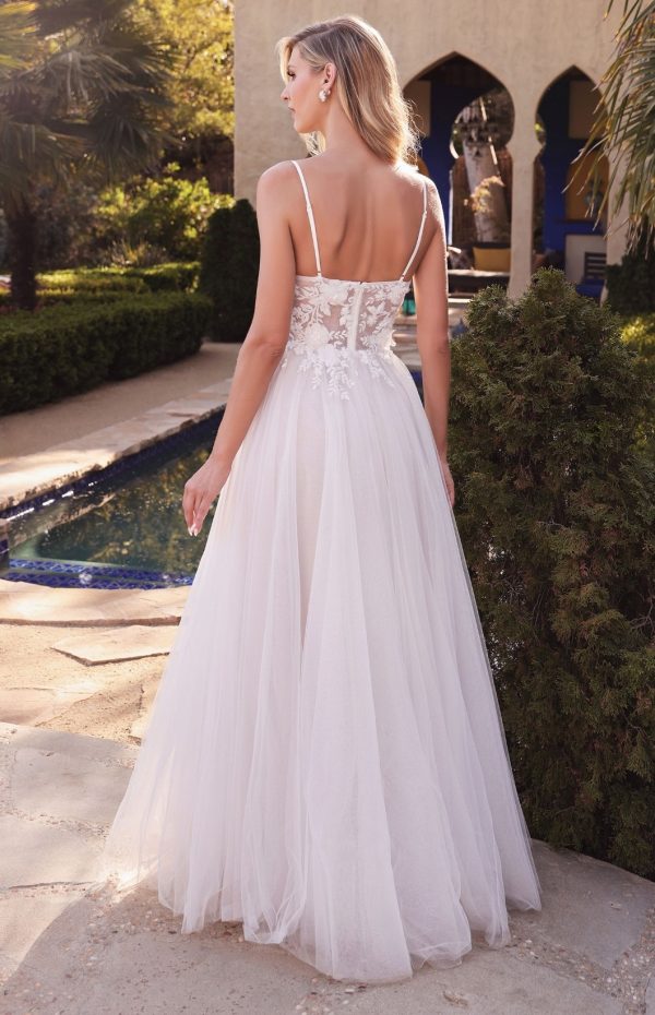 LAYERED A-LINE TULLE BRIDAL GOWN - Image 2