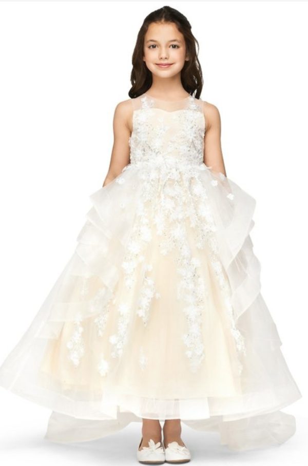 3D Tulle Flower Girl Dress - Image 6