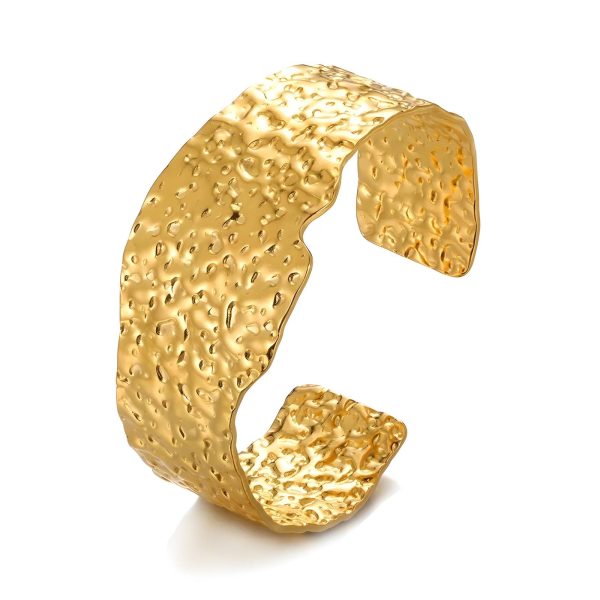 18K gold plated Stainless steel bracelet, Intensity