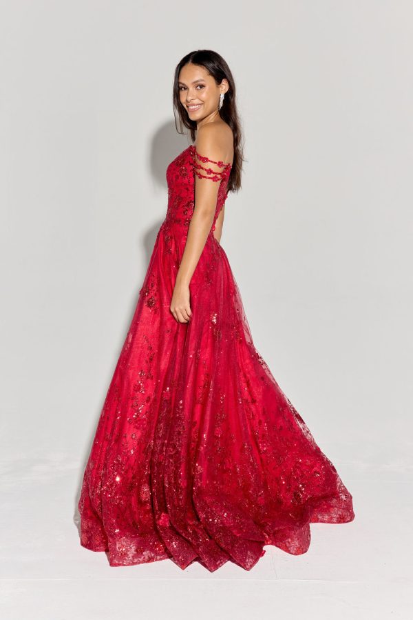 Sweetheart Sleeveless Prom Gown - Image 2