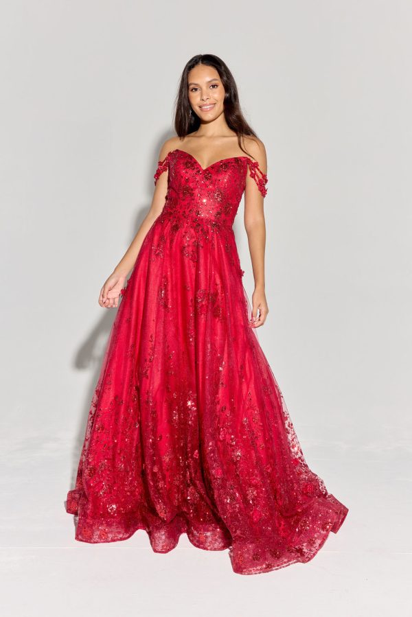 Sweetheart Sleeveless Prom Gown - Image 7