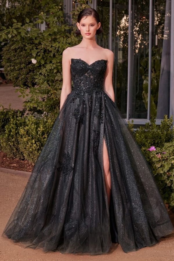 STRAPLESS LAYERED TULLE BALL GOWN - Image 3