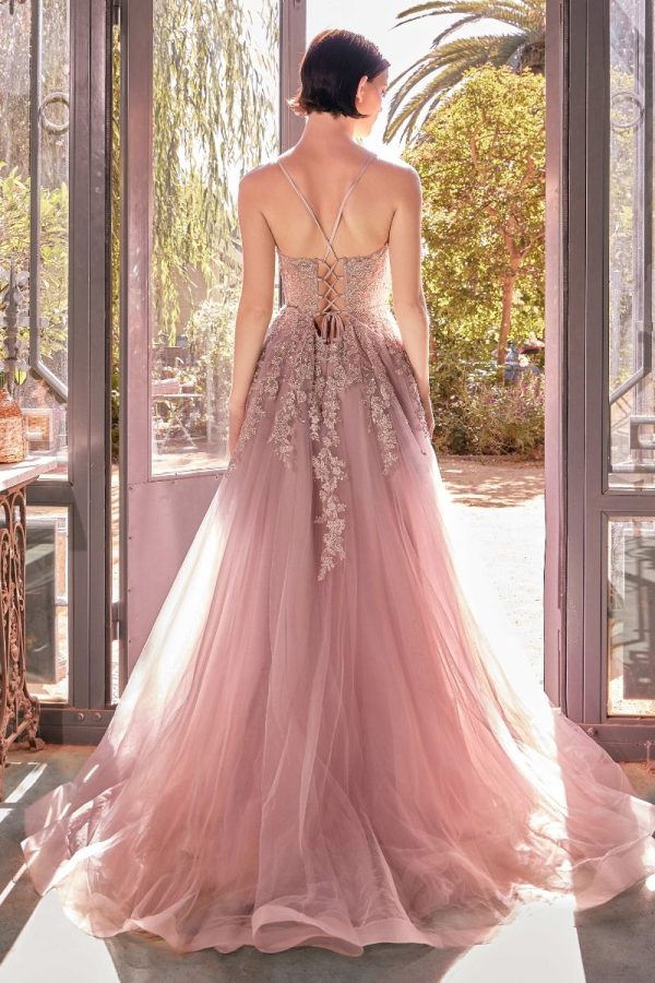 A-LINE LACE & TULLE GOWN - Image 4