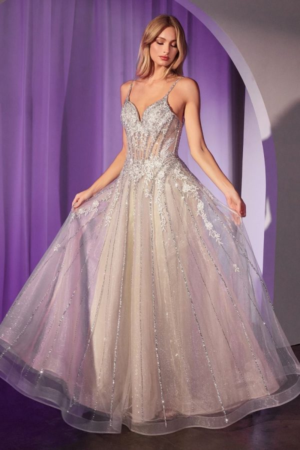 CRYSTAL EMBELLISHED A-LINE TULLE - Image 2