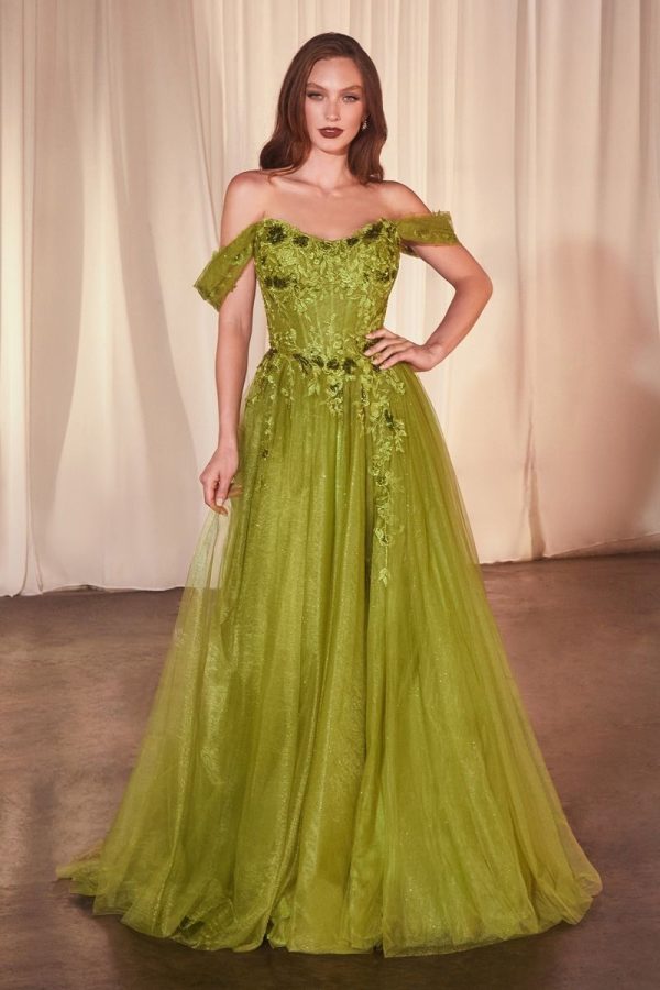 OFF THE SHOULDER A-LINE BALL GOWN - Image 3