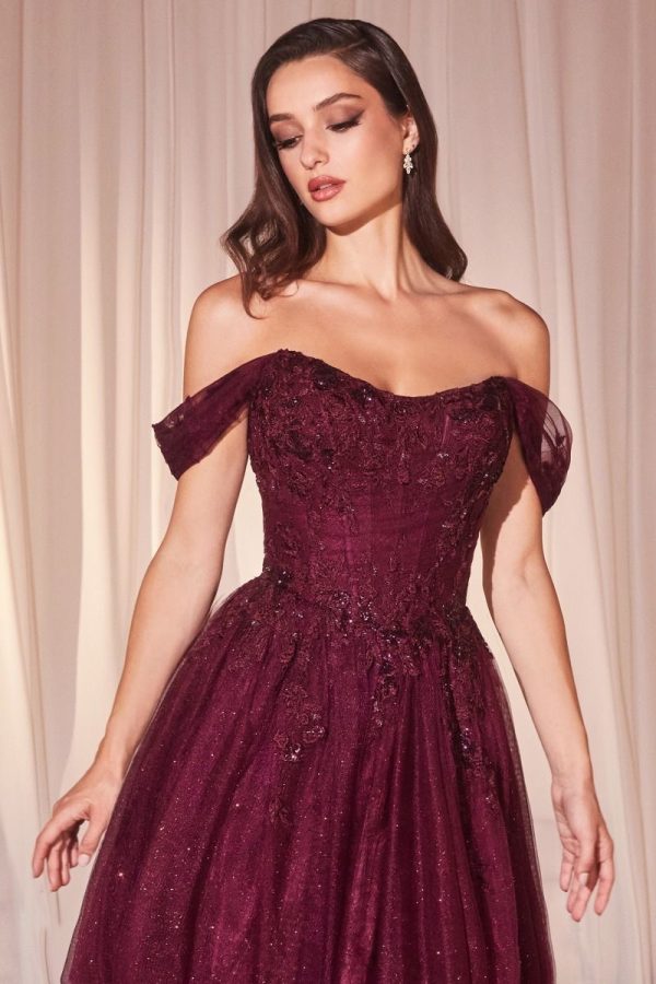 OFF THE SHOULDER A-LINE BALL GOWN - Image 5