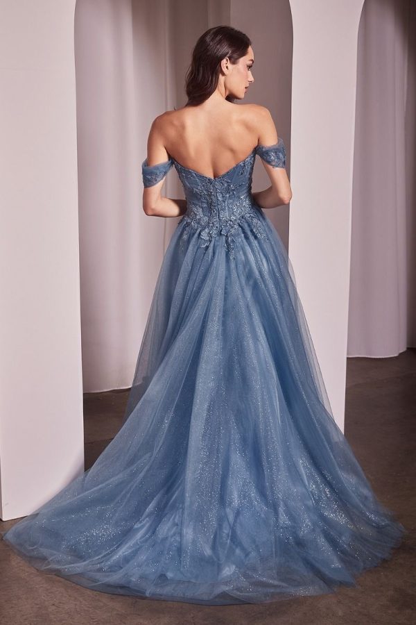 OFF THE SHOULDER A-LINE BALL GOWN - Image 6